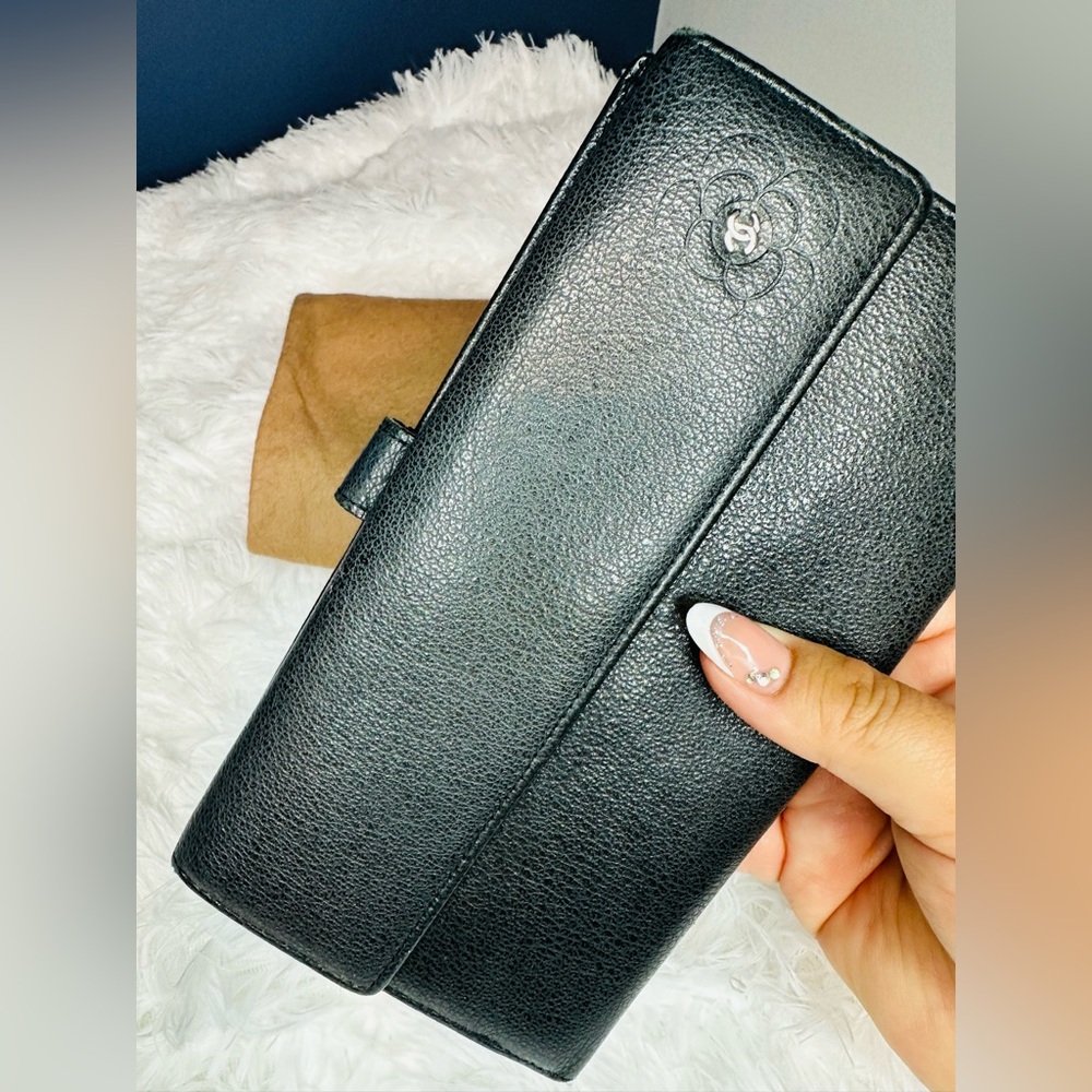 Chanel Camellia Long Wallet
